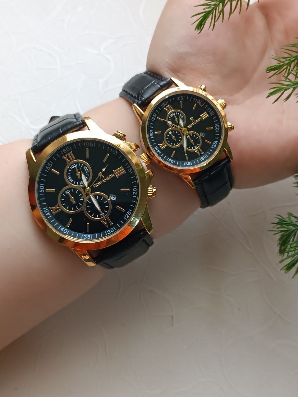 ساعت بند چرمی کرنوگراف زنانه مردانه