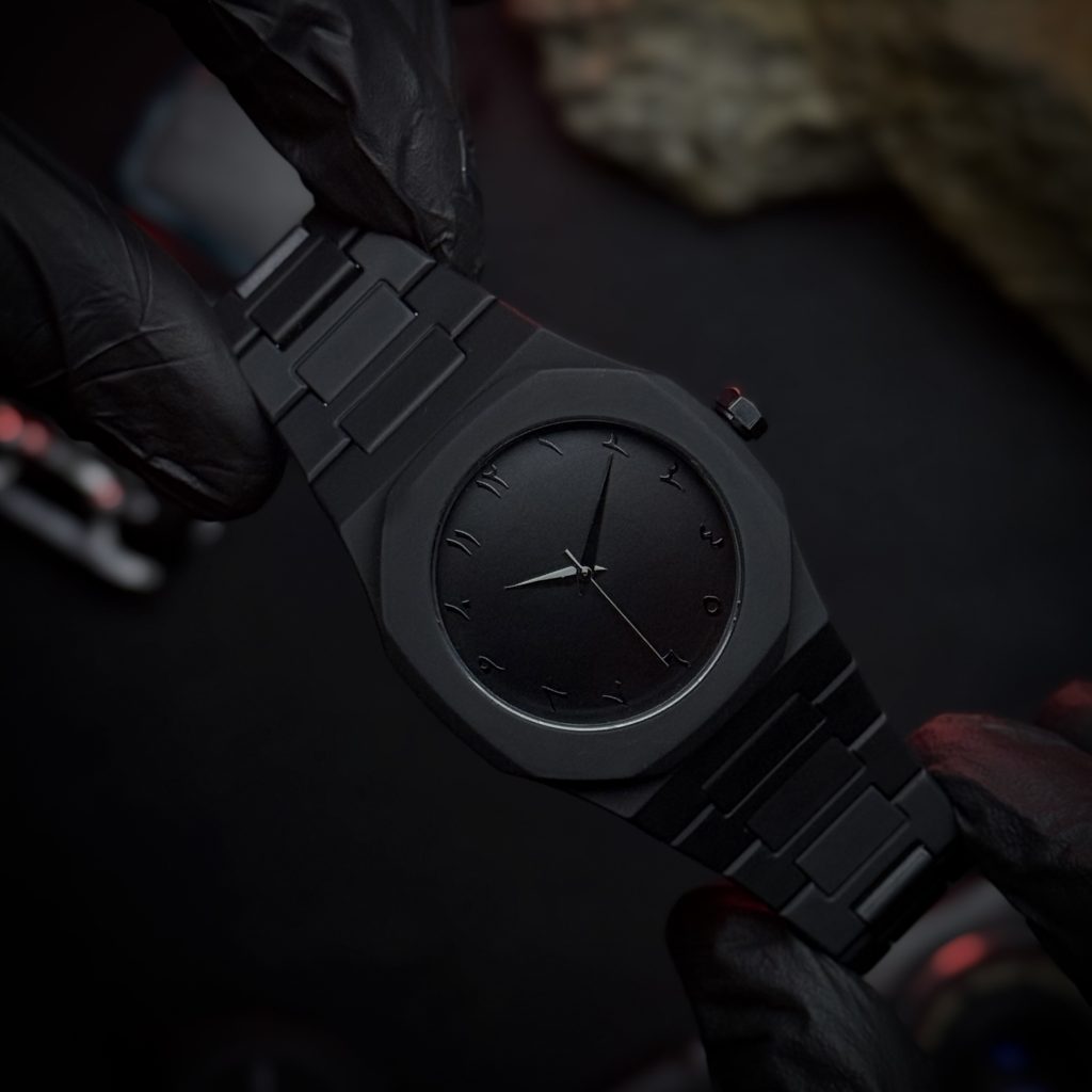 ساعت مچی مردانه کربنی عدد فارسی ساعت ترند بازار